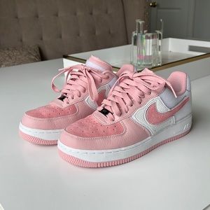 New Custom Nike Air Force ones adjustable high and low pink